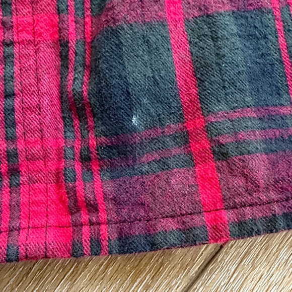 Vintage Woolrich Plaid Cotton Jumper Dress Women's Size XL Cottage Farm - Picture 5 of 7